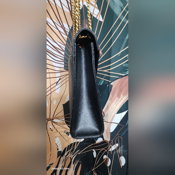 Classic Monogram Envelope Satchel Matelasse Chevron Leather Large - Picture 4 of 8